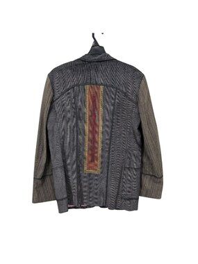 Man Save The Queen Blazer Jacket Statement Avant Garde Art Made In Italy XLarge
